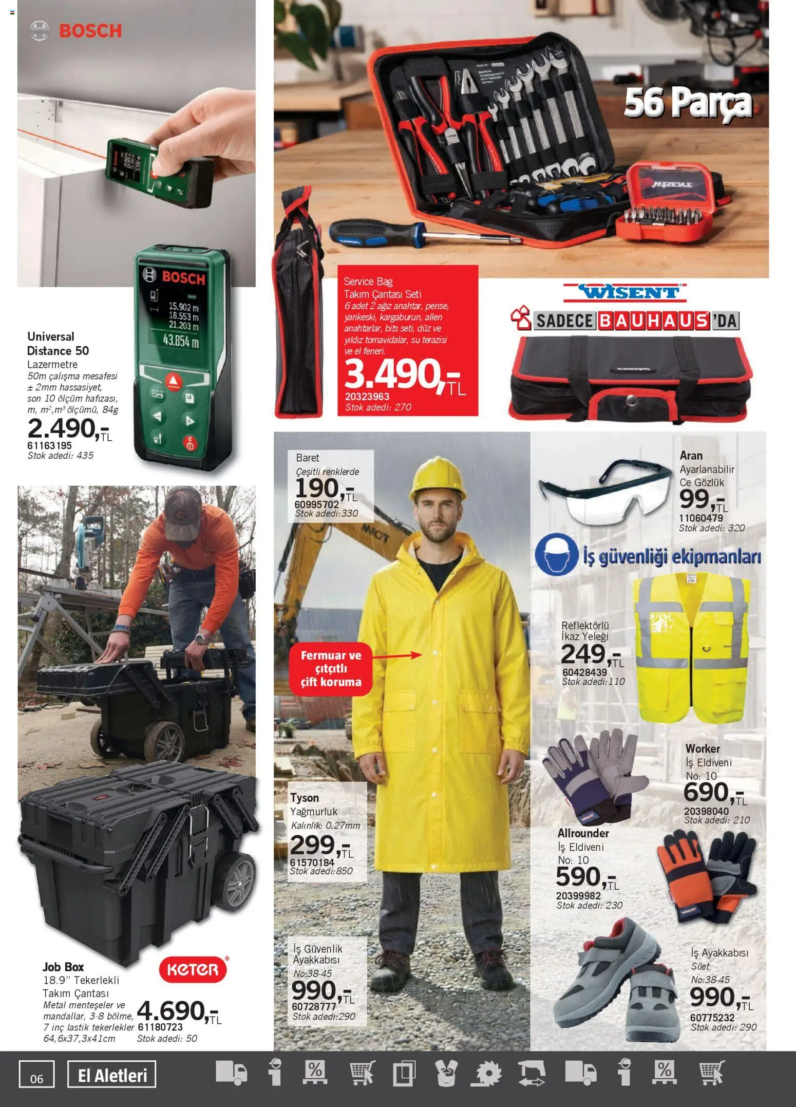 Bauhaus Katalog - 31.01.2026 tarihinden itibaren geçerlidir | Sayfa: 6 | Ürünler: Lastik, Su, Gözlük