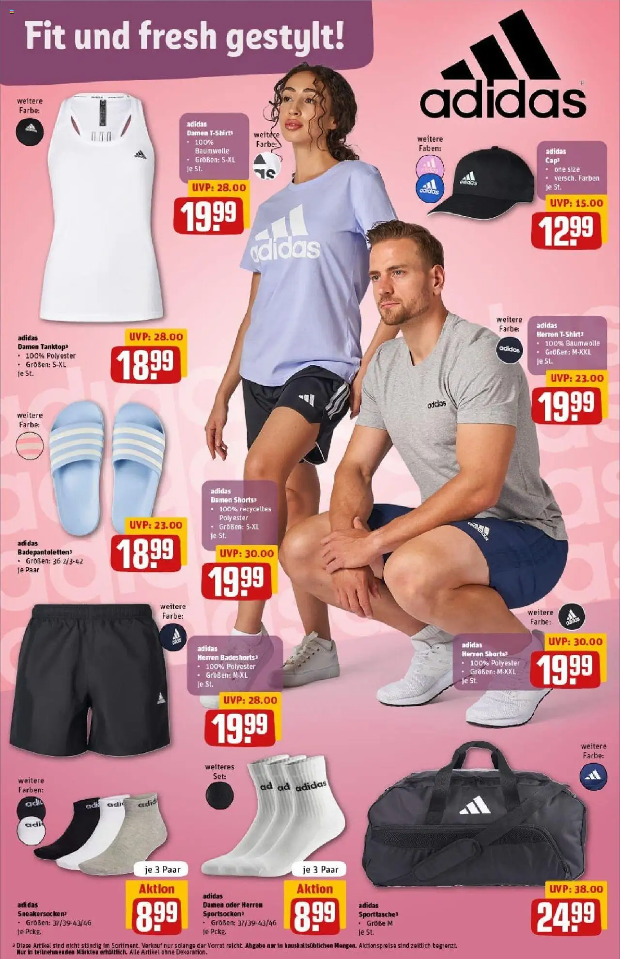 Rewe prospekt Kiel	 - gültig ab dem 20.07.2025 | Seite: 32 | Produkte: Badeshorts, T-Shirt, Tanktop