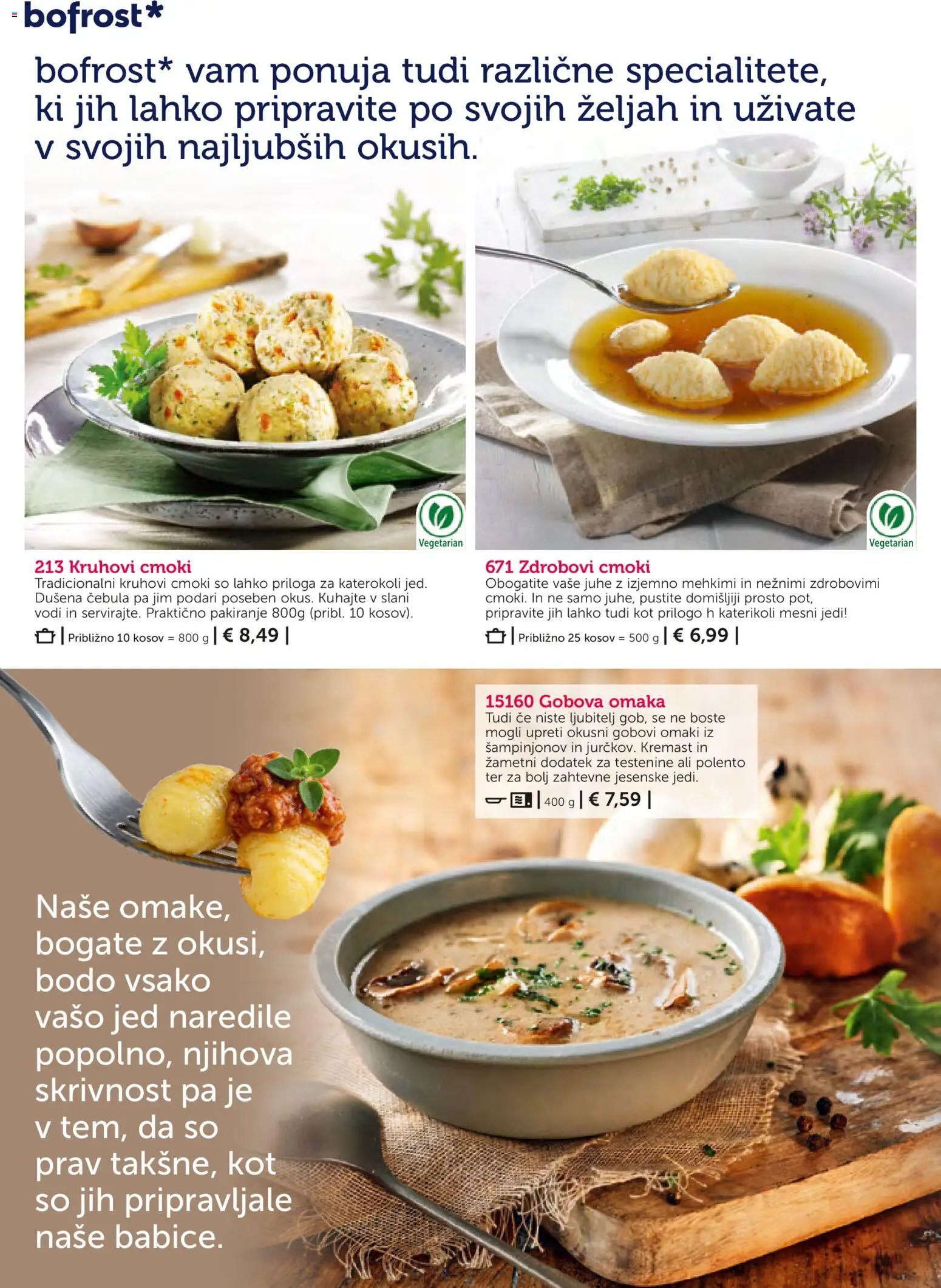 Novi Bofrost katalog ponudbe – veljaven od 01.11.2025 | Stran: 38 | Izdelki: Top doble cara, Testenine, Cebula, Omaka