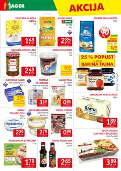 Jager katalog akcije – veljaven od 11.02.2026 | Stran: 7 | Izdelki: Maslo, Spageti, Lazanja, Smetana