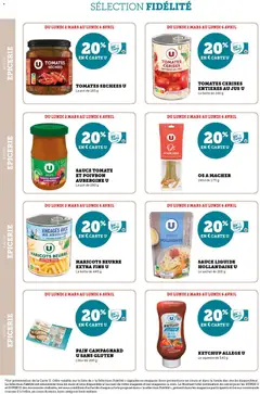 U Express - Prévisualisation de U Express - Ma sélection Carte U mars valide à partir de 02.03.2026 | Page: 10 | Produits: Cerises, Poivron, Jus, Ketchup