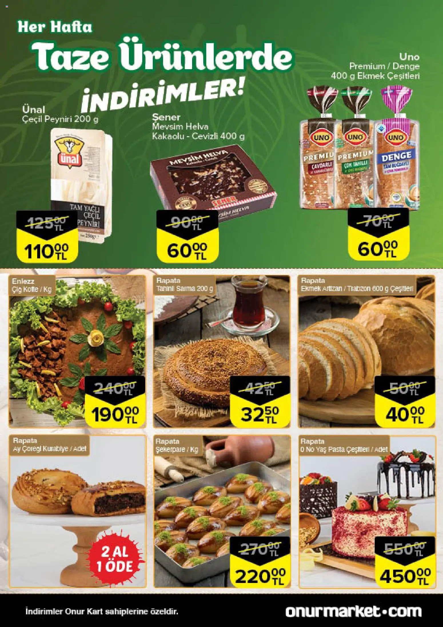 Onur Market Katalog - Bursa - 11.12.2025 tarihinden itibaren geçerlidir | Sayfa: 4 | Ürünler: Ekmek, Kurabiye