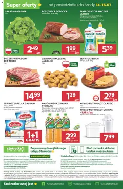 Stokrotka Gazetka od 10.07.2025 | Strona: 45 | Produkty: Telefon, Stokrotka, Boczek wieprzowy, Mozzarella