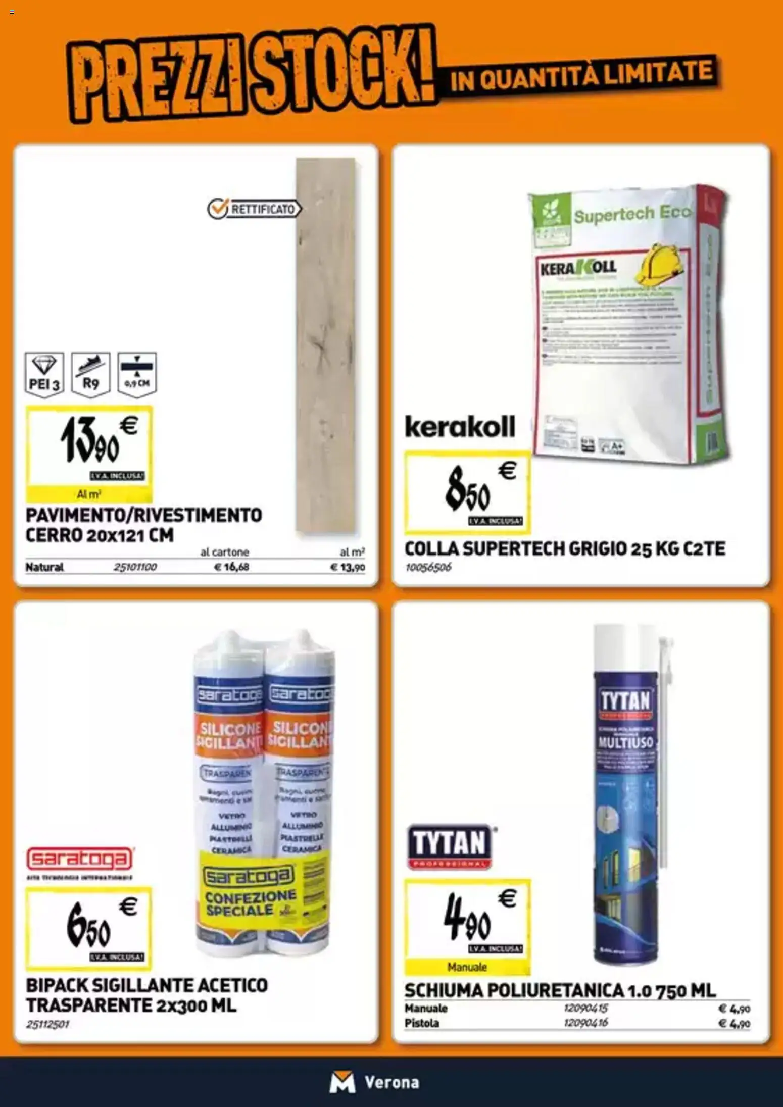 Volantino TECNOMAT del 22.01.2026 | Pagina: 14 | Prodotti: Colla, Silicone, Alluminio