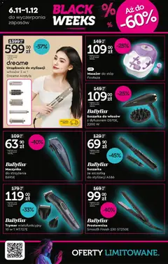 Pogląd oferty "BaByliss Suszarka do włosów z dyfuzorem D570E, 2200 W, Suszarka do włosów z dyfuzorem D570E, 2200 W" - ważna od 24.11.2025 | Strona: 54 | Produkty: Suszarka, Prostownica, Szczotka, Finish