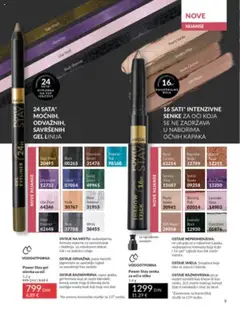 AVON katalog - važi od 01.08.2025 | Strana: 9 | Proizvode: Senke za oči, Olovka za oči