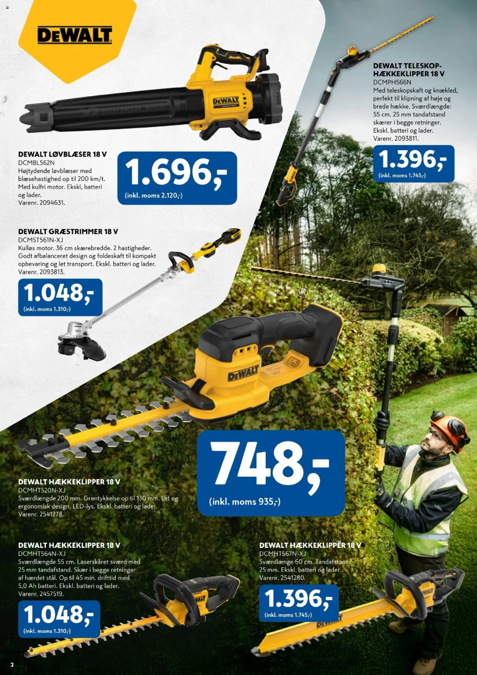 Davidsen tilbudsavis – gyldig fra 23.03.2026 | Side: 2 | Produkter: Skærer, Batteri