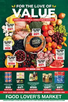Food Lover's Market specials catalogue – valid from 24.11.2025