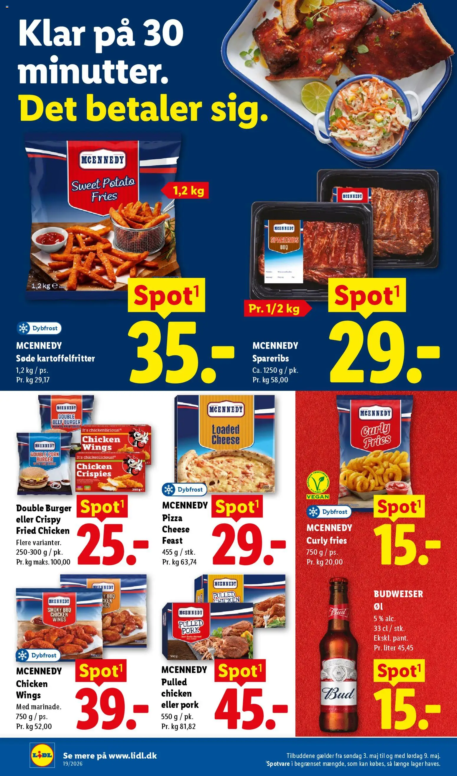 Lidl tilbudsavis – gyldig fra 03.05.2026 | Side: 10 | Produkter: Pizza, Spareribs, Søm