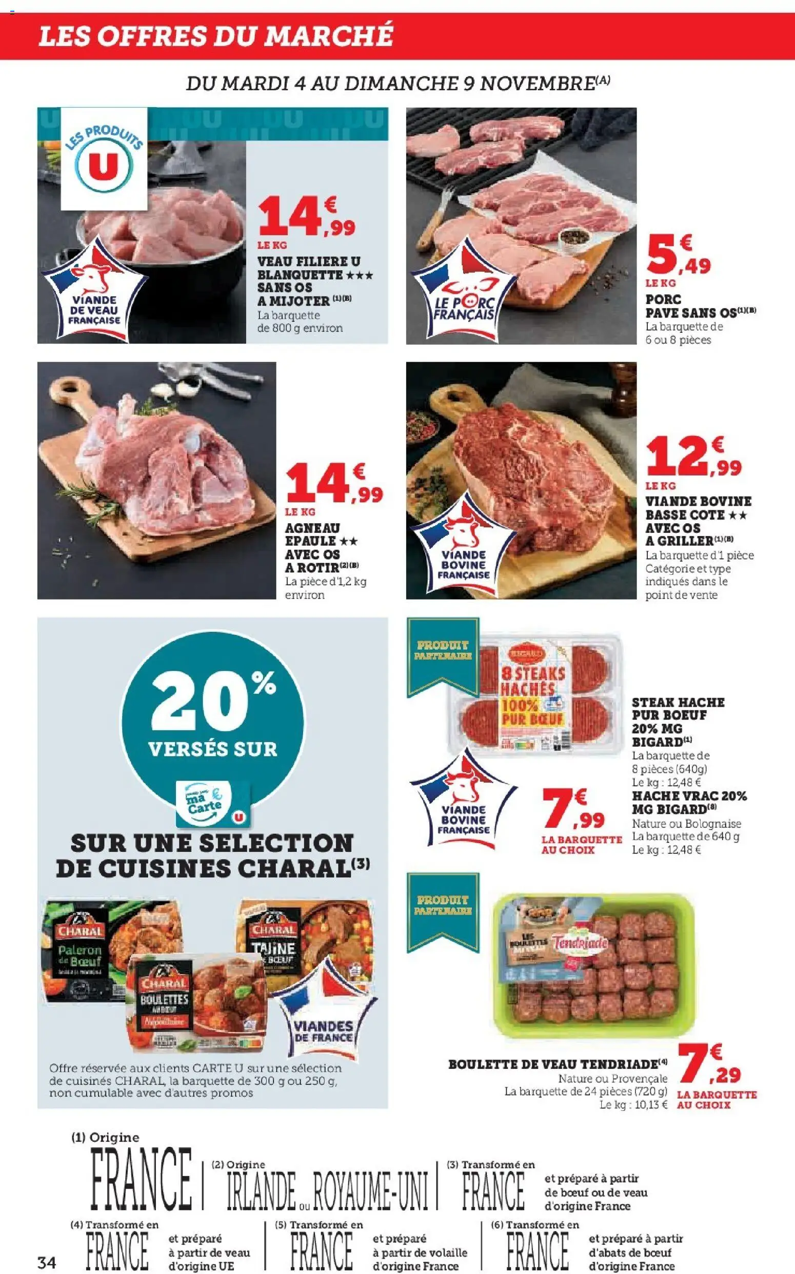 {H1} | Page: 34 | Produits: Agneau, Volaille, Viande, Viande bovine