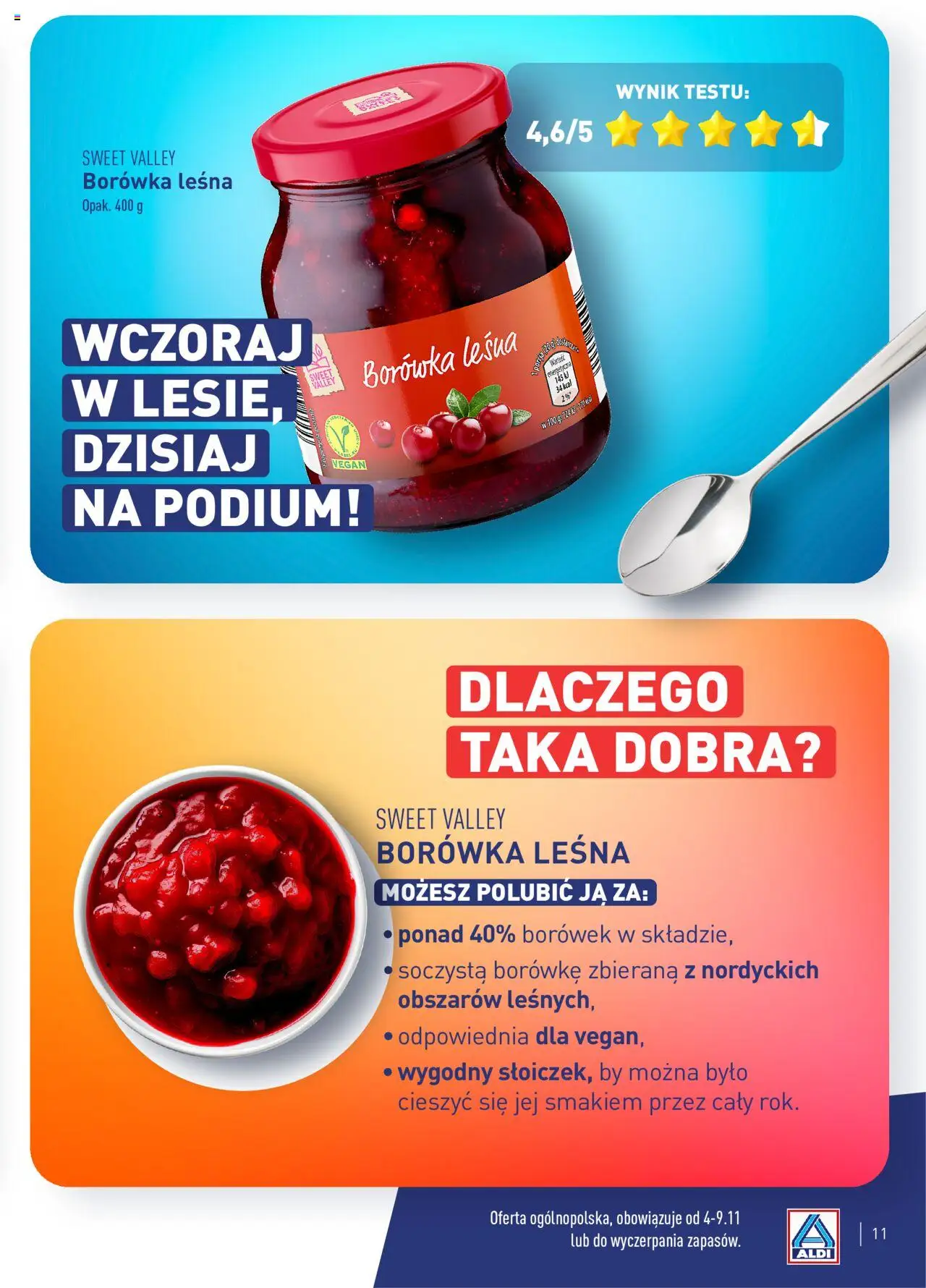 Aldi Gazetka - Wielki test od 04.11.2024 | Strona: 11