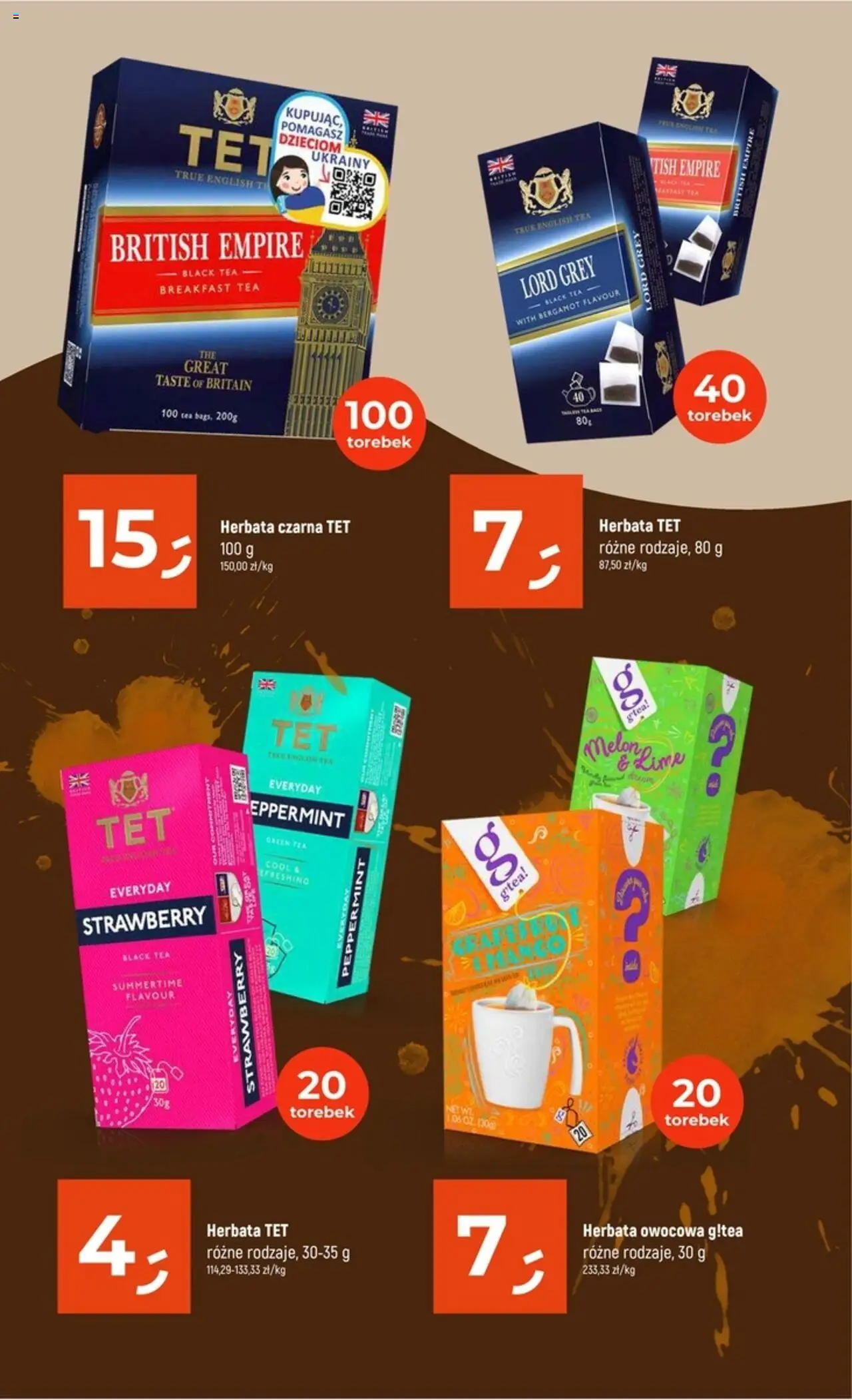 Dealz Gazetka - Katalog Kaw I Herbat od 02.10.2025 | Strona: 15 | Produkty: Herbata