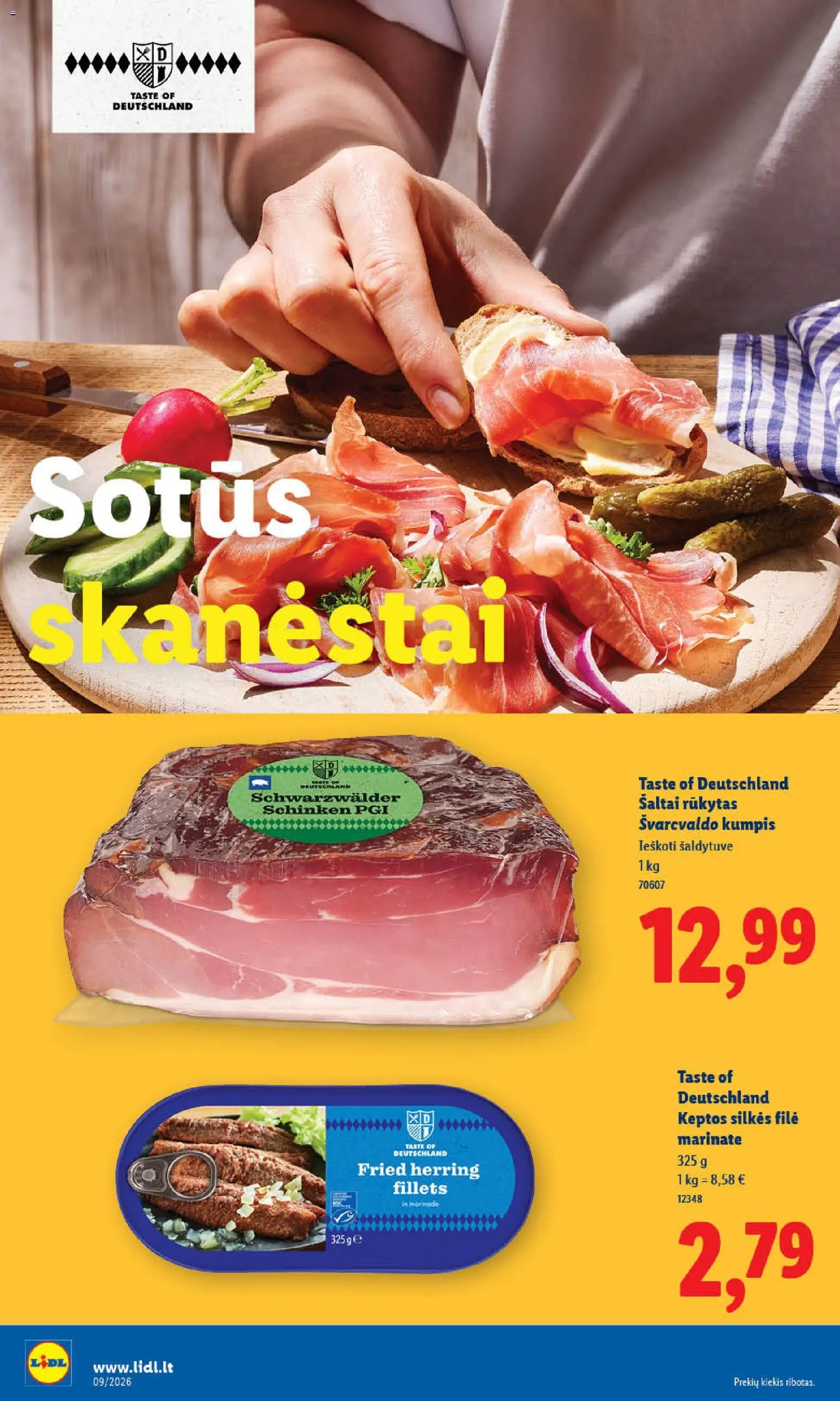 LIDL akcijos nuo 23.02.2026 | Puslapis: 18 | Prekių: Kumpis