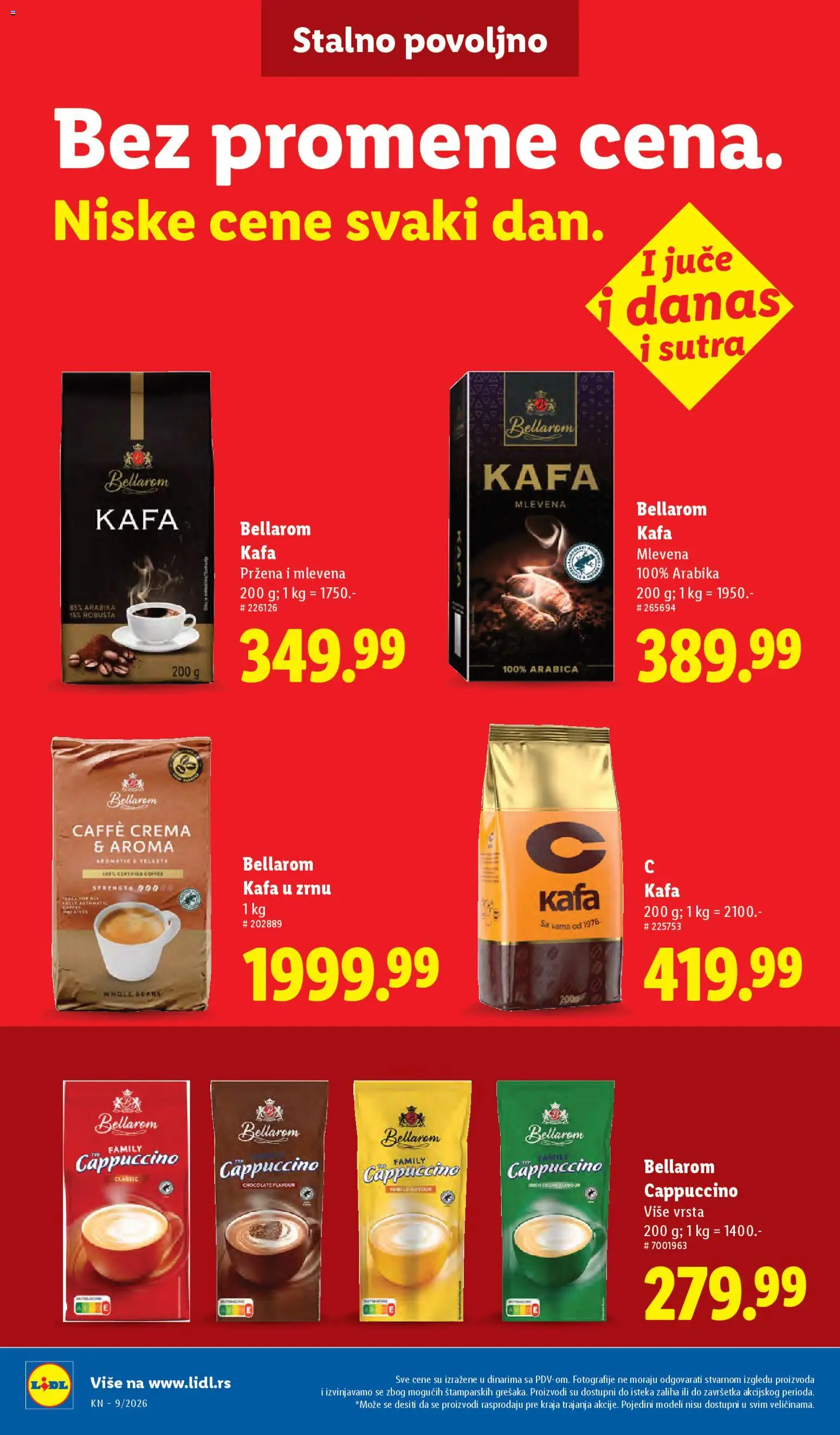 Lidl katalog - važi od 26.02.2026 | Strana: 40 | Proizvode: Kafa u zrnu, Kafa