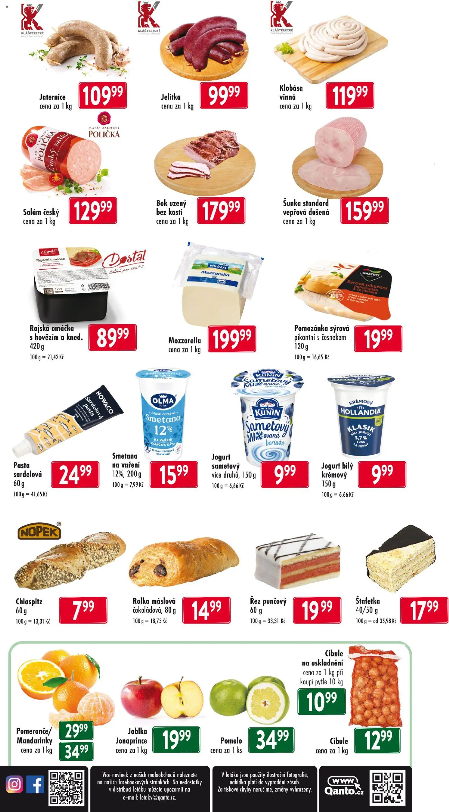 Astur & Qanto leták od 11.12.2025 | Strana: 4 | Produkty: Pomelo, Smetana, Klobása, Pomazánka