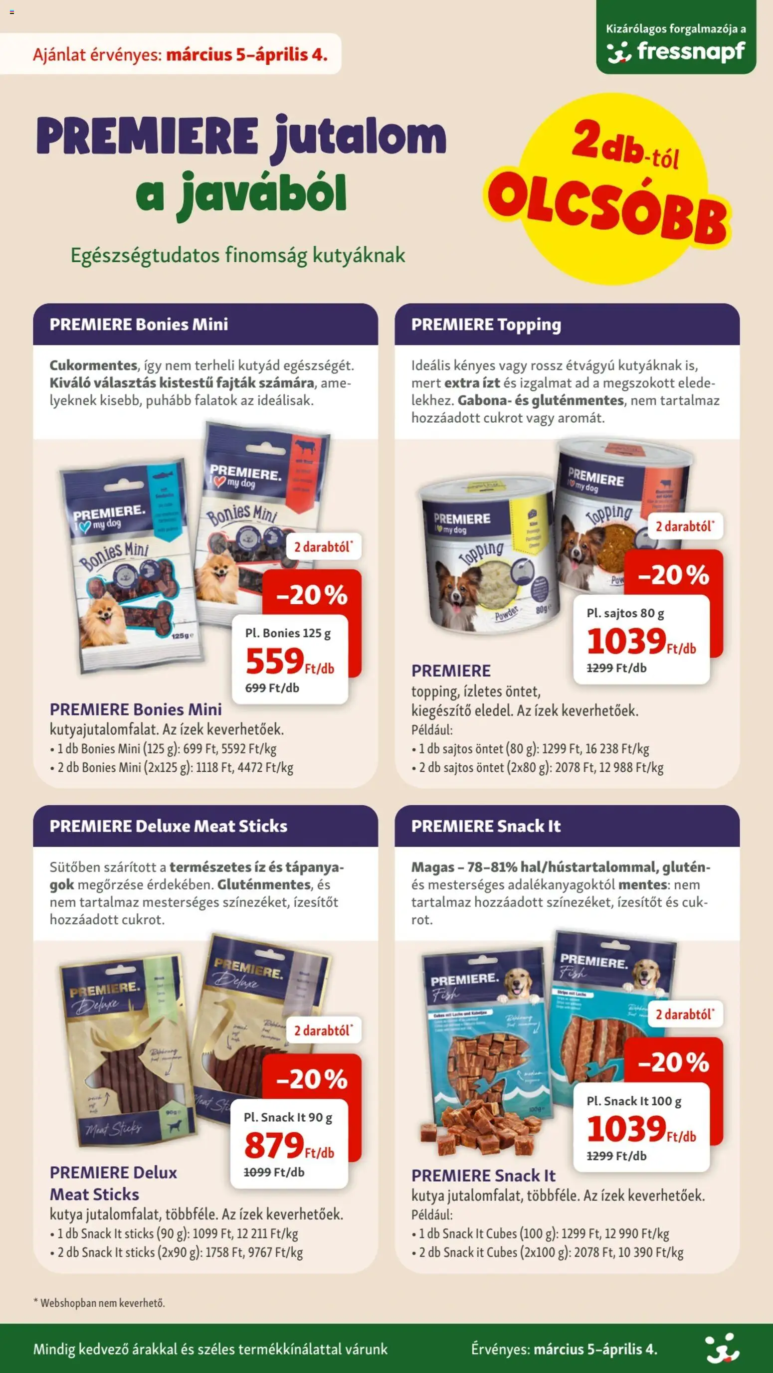 Fressnapf akciós ujság - amely érvényes a következő dátumtól: 05.03.2026 | Oldal: 6