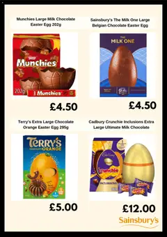 Preview of Sainsbury's - Weekly offers valid from 10.03.2026 | Page: 4 | Products: Milk, Chocolate, Orange
