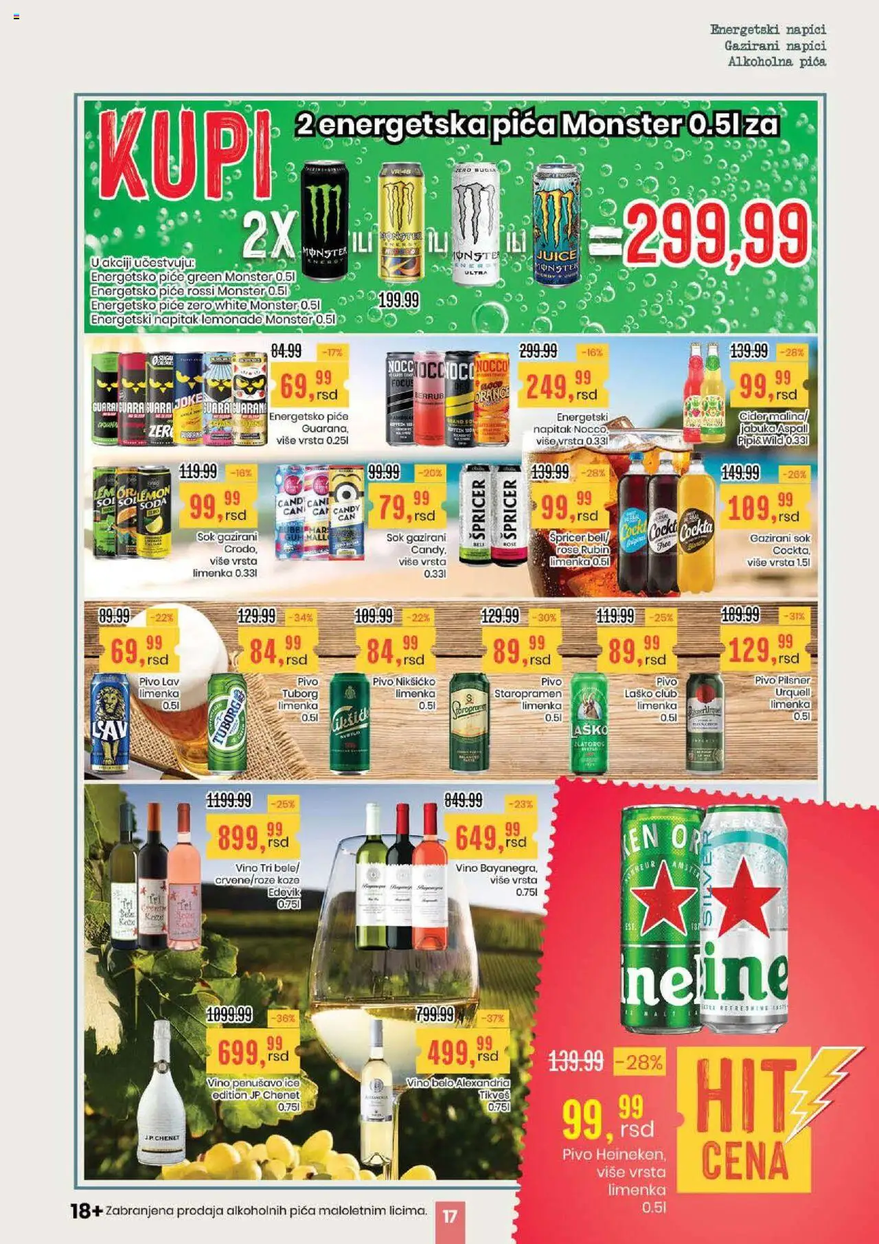 Aroma Market katalog - važi od 07.08.2025 | Strana: 17 | Proizvode: Cider, Pica, Sok, Vino