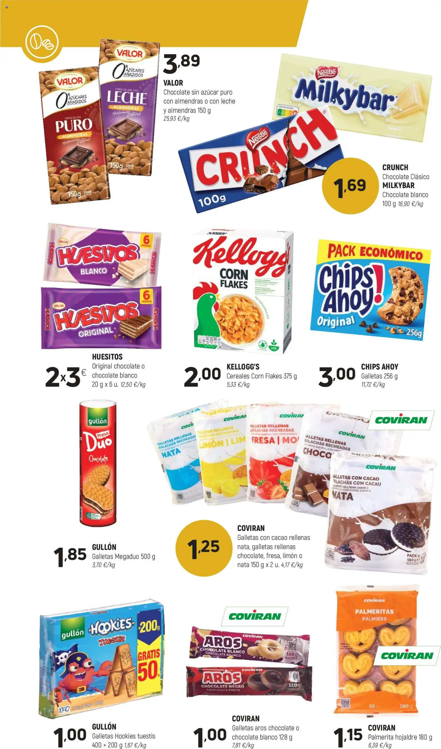 Coviran - Ceuta │ válido desde el 13.01.2026 | Página: 10 | Productos: Chocolate, Galletas, Galletas rellenas, Φρυγανιές σικάλεως
