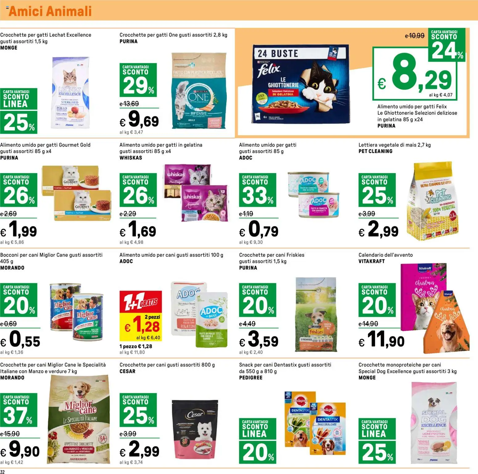 Volantino Iper del 14.11.2025 | Pagina: 32 | Prodotti: Pollo, Verdure, Zucca, Mais