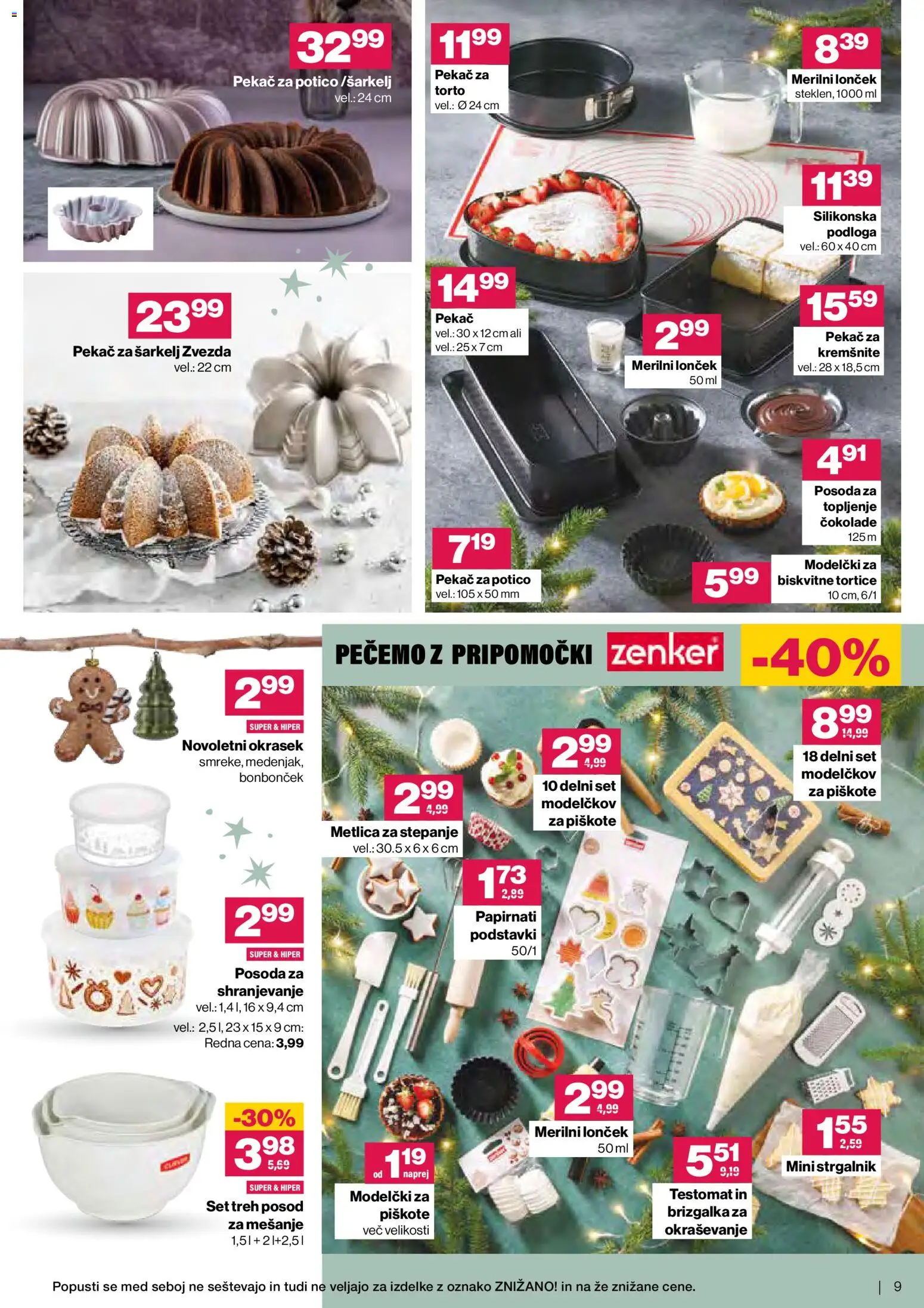 Novi Mercator katalog ponudbe – veljaven od 05.11.2025 | Stran: 9 | Izdelki: Brizgalka, Podloga