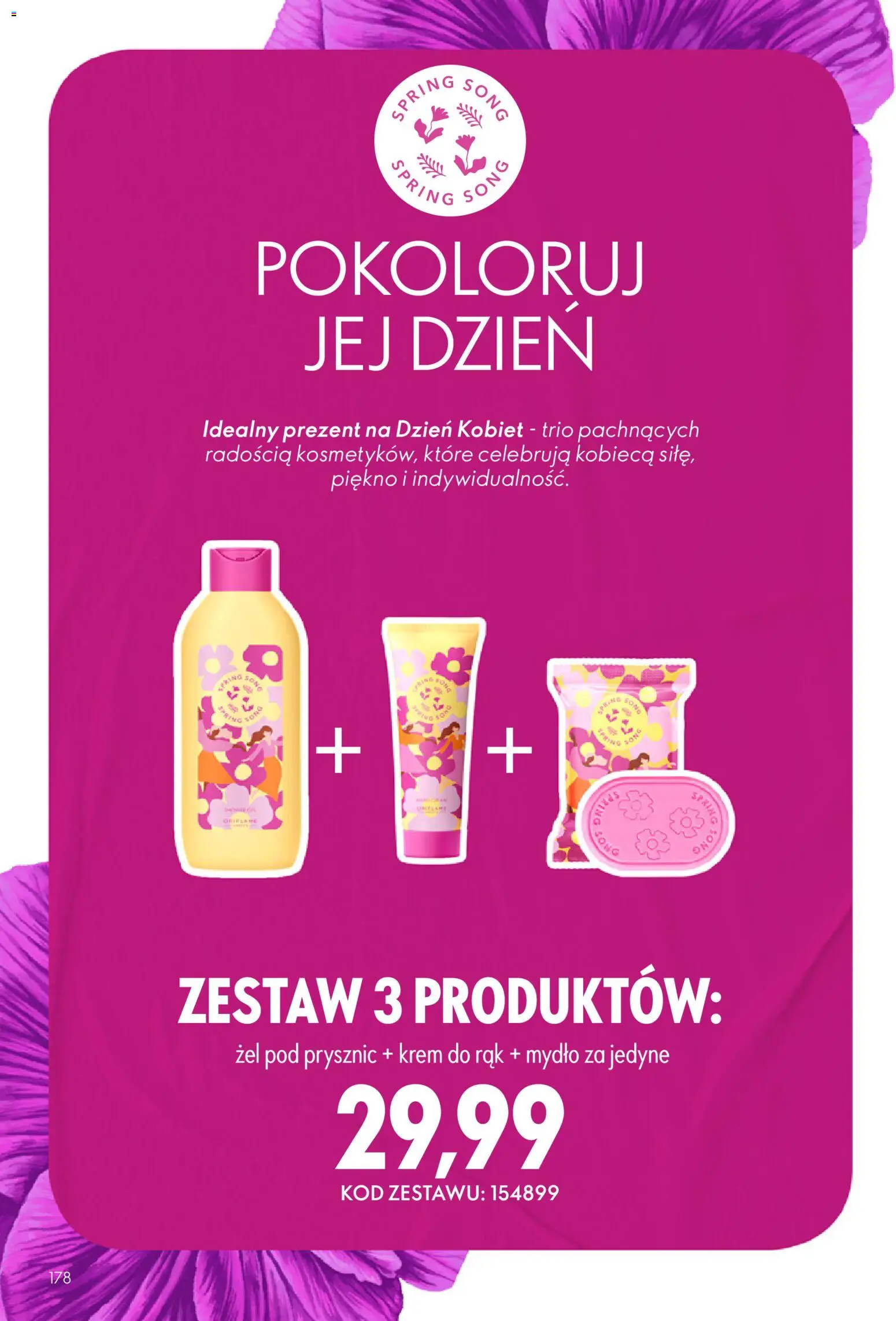 Oriflame Katalog 3 2026 od 11.02.2026 | Strona: 178 | Produkty: Prysznic, Krem do rąk, Mydło, Krem