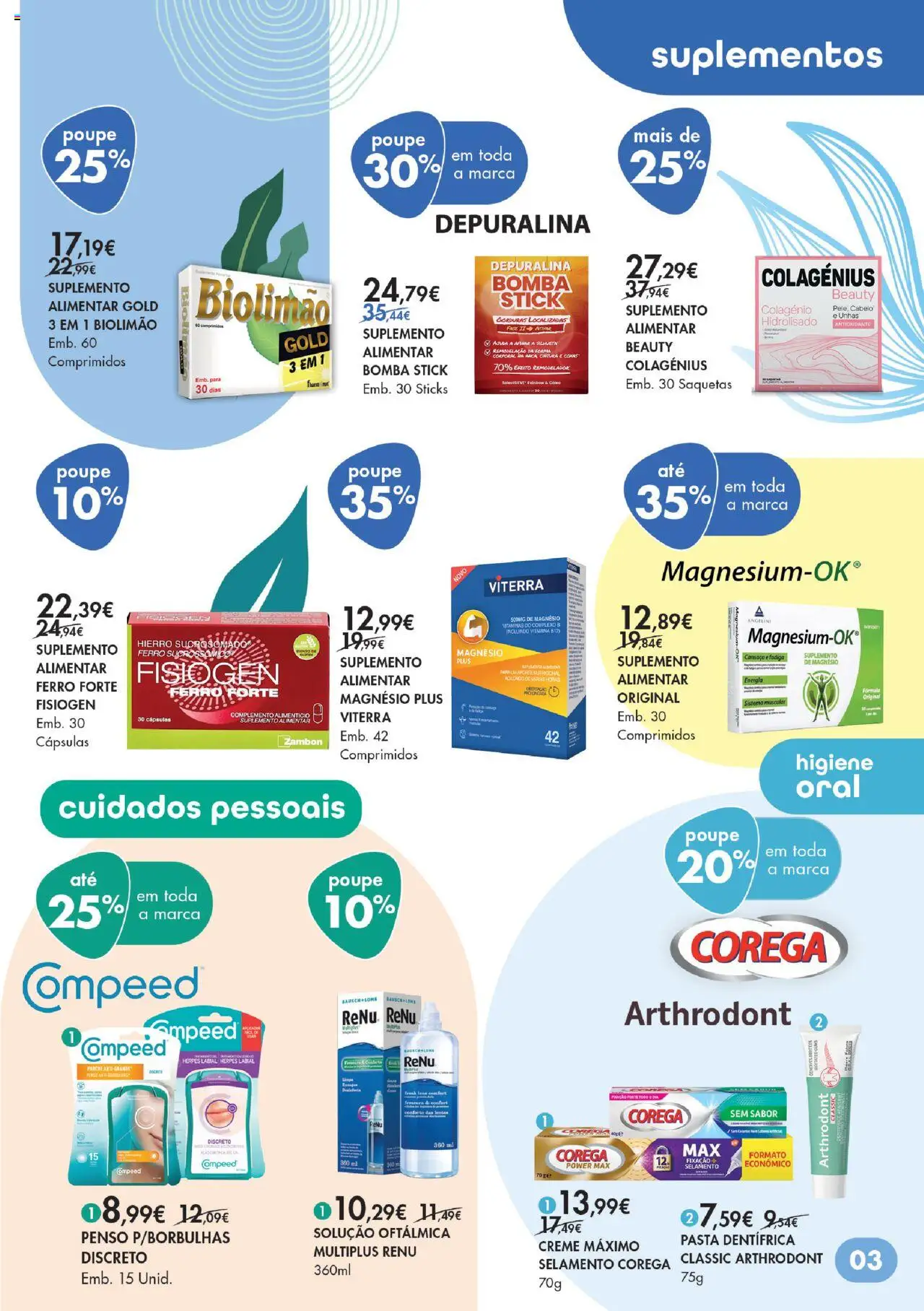 Pingo Doce - Folheto Bem Estar Verão Madeira │ válido de 22.07.2025 | Página: 3 | Produtos: Ferro, Creme