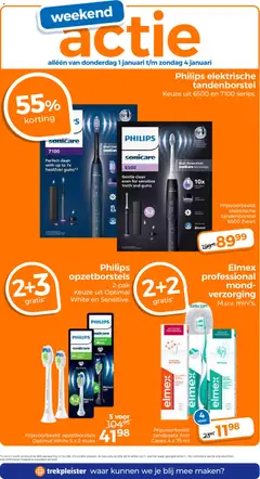 Trekpleister - Folder - Voorbeeld van een folder van Trekpleister, geldig van 30.12.2025 | Pagina: 17 | Producten: Tandpasta, Tandenborstel, Kan, Elektrische tandenborstel