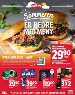 Forhåndsvisning av Meny Sommeren gyldig fra 23.04.2026