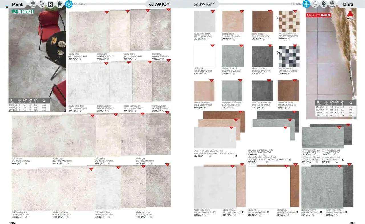 Siko koupelny katalog Koupelny 2025/2026 od 14.10.2025 | Strana: 102 | Produkty: Dlažba