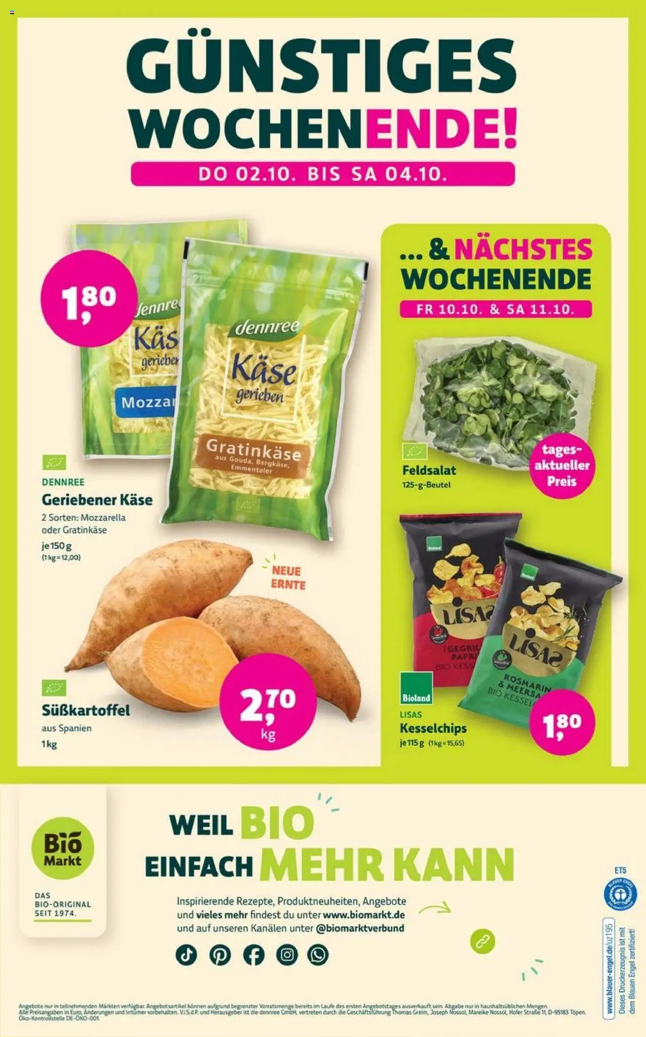 Denns BioMarkt Angebote – gültig ab 24.09.2025 | Seite: 12 | Produkte: Käse, Mozzarella