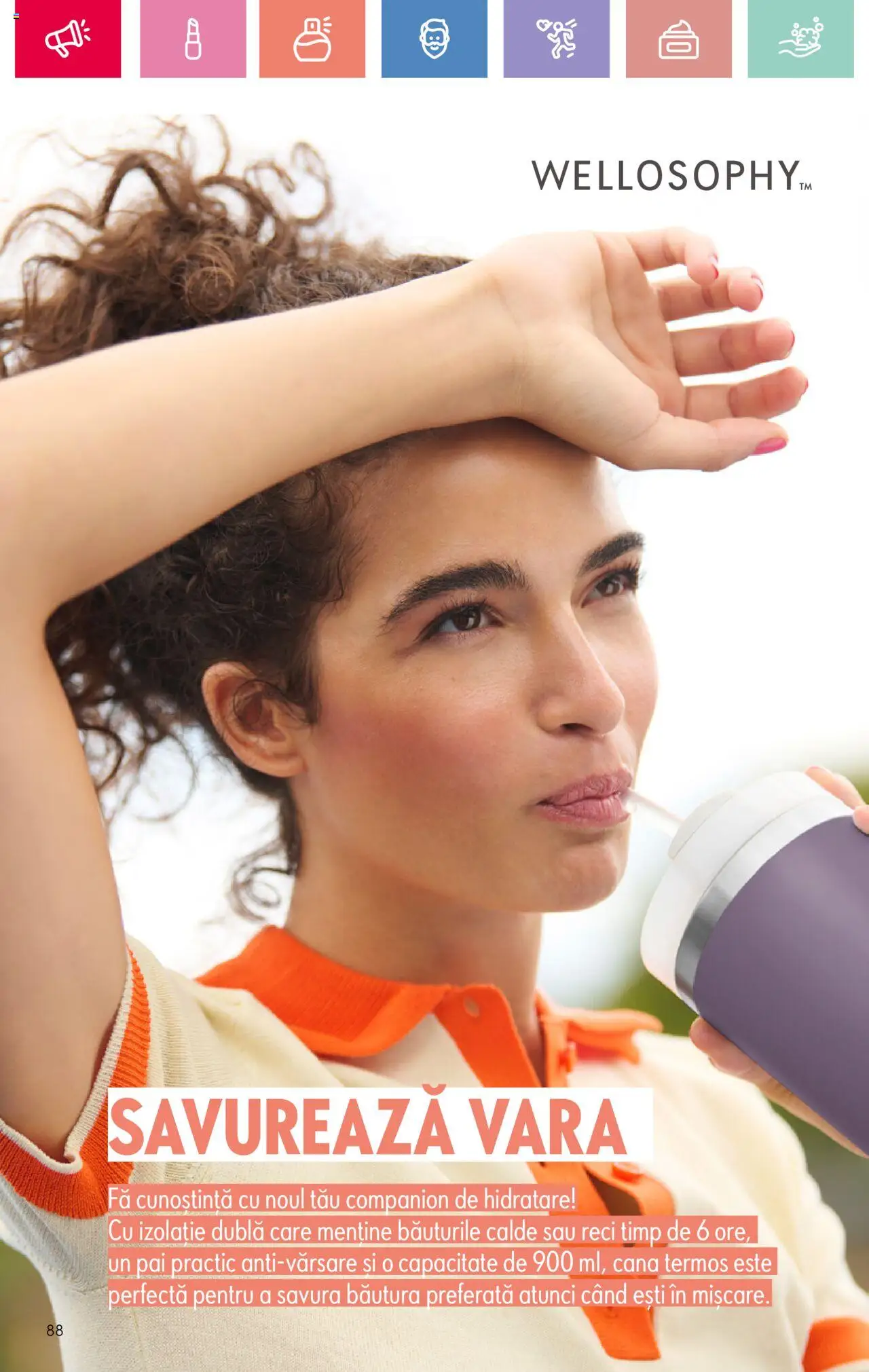 Noul catalog Oriflame – valabil de la 06.07.2025 | Pagină: 88 | Produse: Termos
