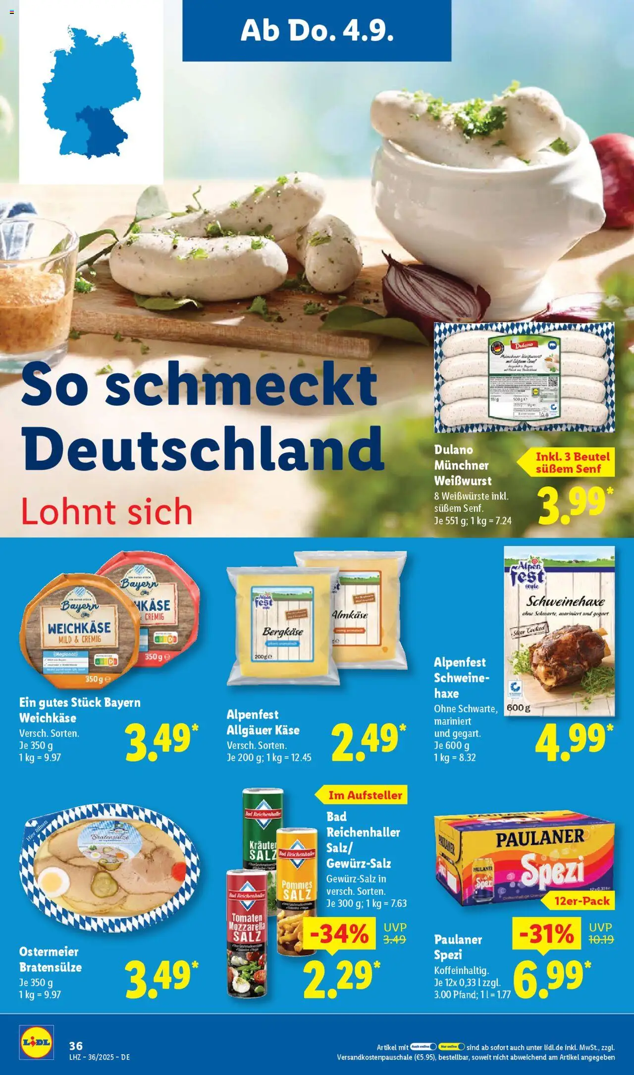 Lidl Prospekt 	 - gültig ab dem 01.09.2025 | Seite: 52 | Produkte: Käse, Gewürzsalz, Mozzarella, Pommes
