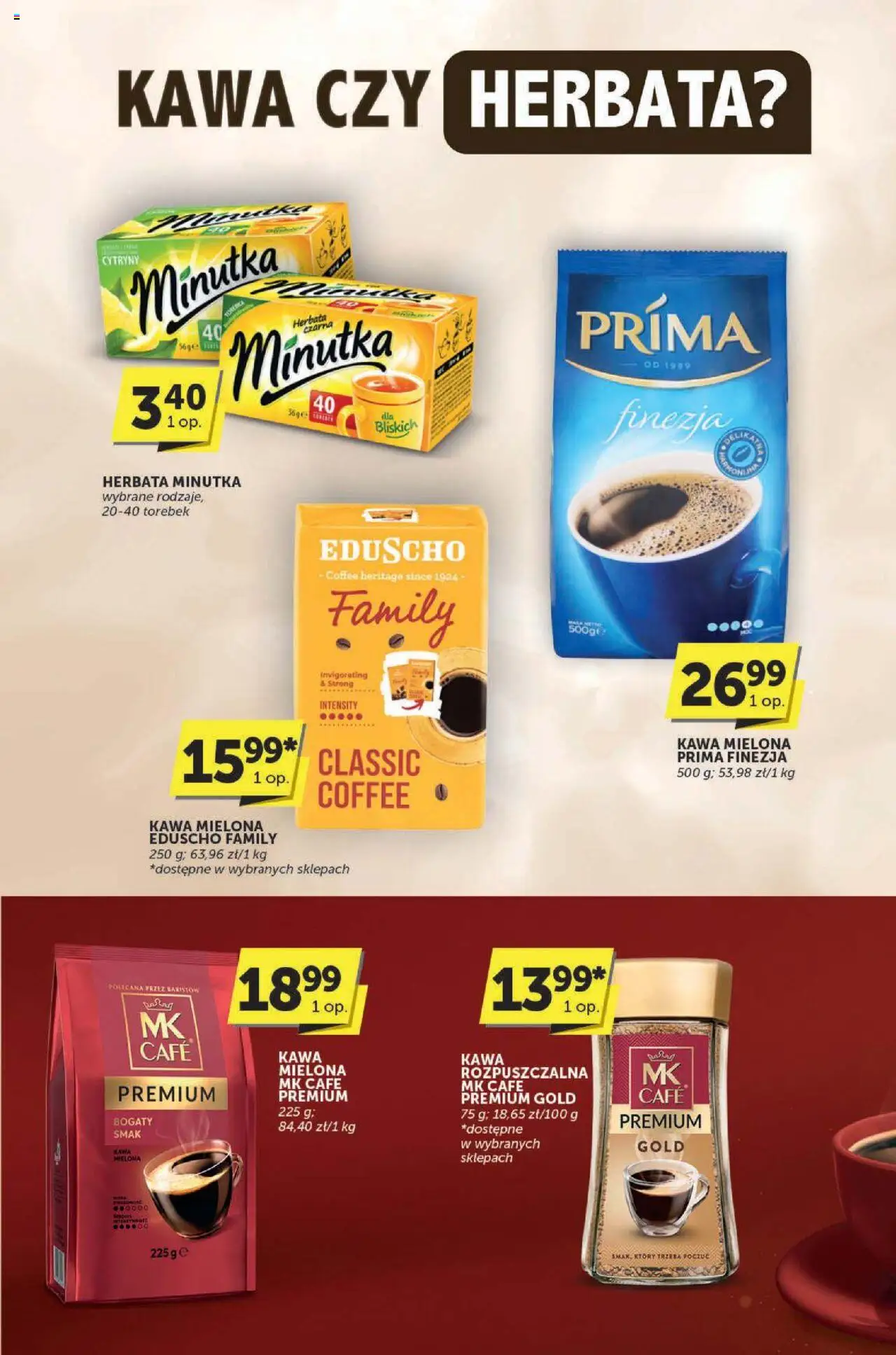 Euro Sklep Gazetka - Katalog od 04.09.2025 | Strona: 17 | Produkty: Kawa rozpuszczalna, Cytryny, Kawa, Herbata