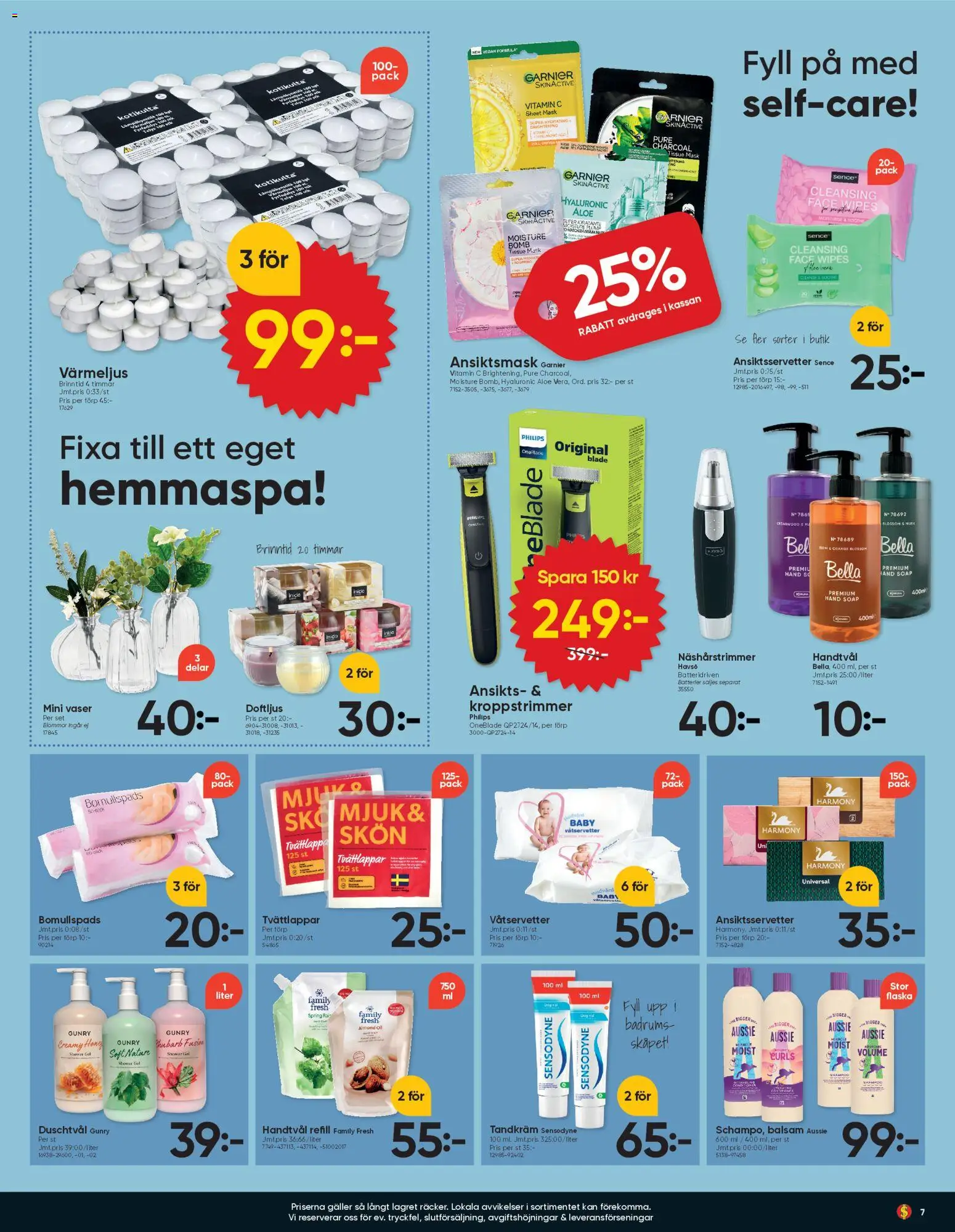 Dollar Store reklamblad aktuell från 01.05.2026 | Sida: 7 | Produkter: Batterier, Duschtvål, Galler, Handtvål