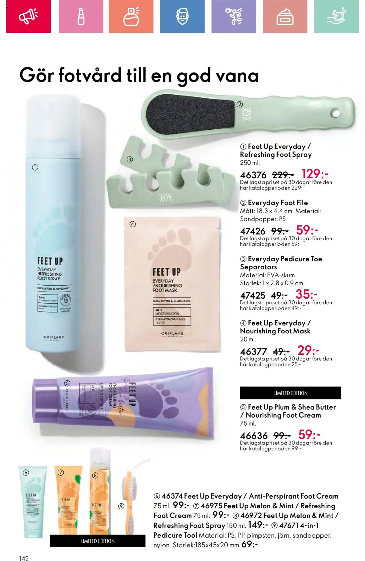 Oriflame reklamblad aktuell från 03.08.2025 | Sida: 142 | Produkter: Mask, Antiperspirant, Te