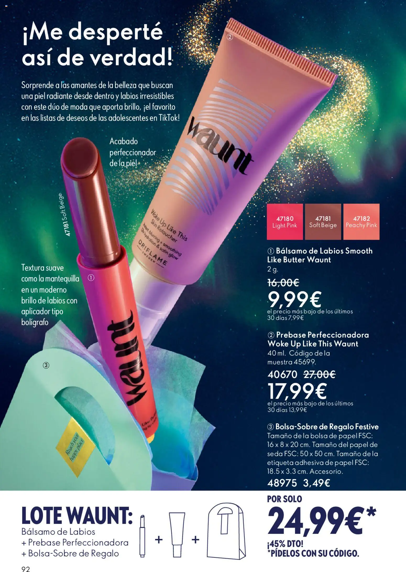 Oriflame - Catálogo Campaña 16 │ válido desde el 19.11.2025 | Página: 92 | Productos: Brillo de labios, Bolsa, Συσκευή ροής