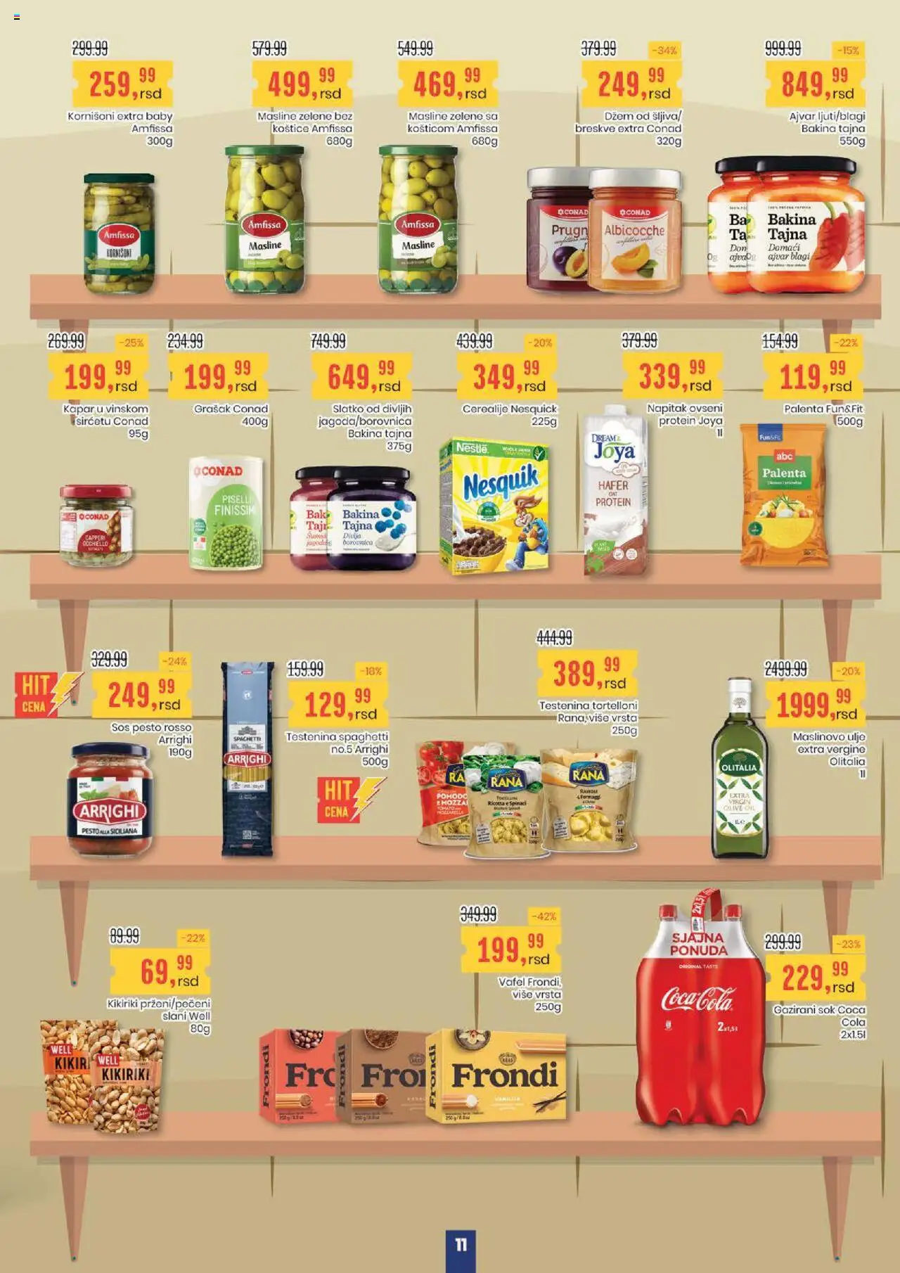 Aroma Market katalog - važi od 21.08.2025 | Strana: 11 | Proizvode: Testenina, Pesto, Grašak, Nesquik