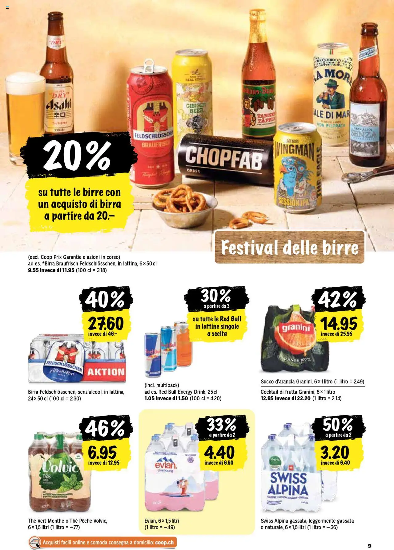 Coop - Una settimana di azioni – gültig ab 09.10.2025 | Seite: 9 | Produkte: Red bull