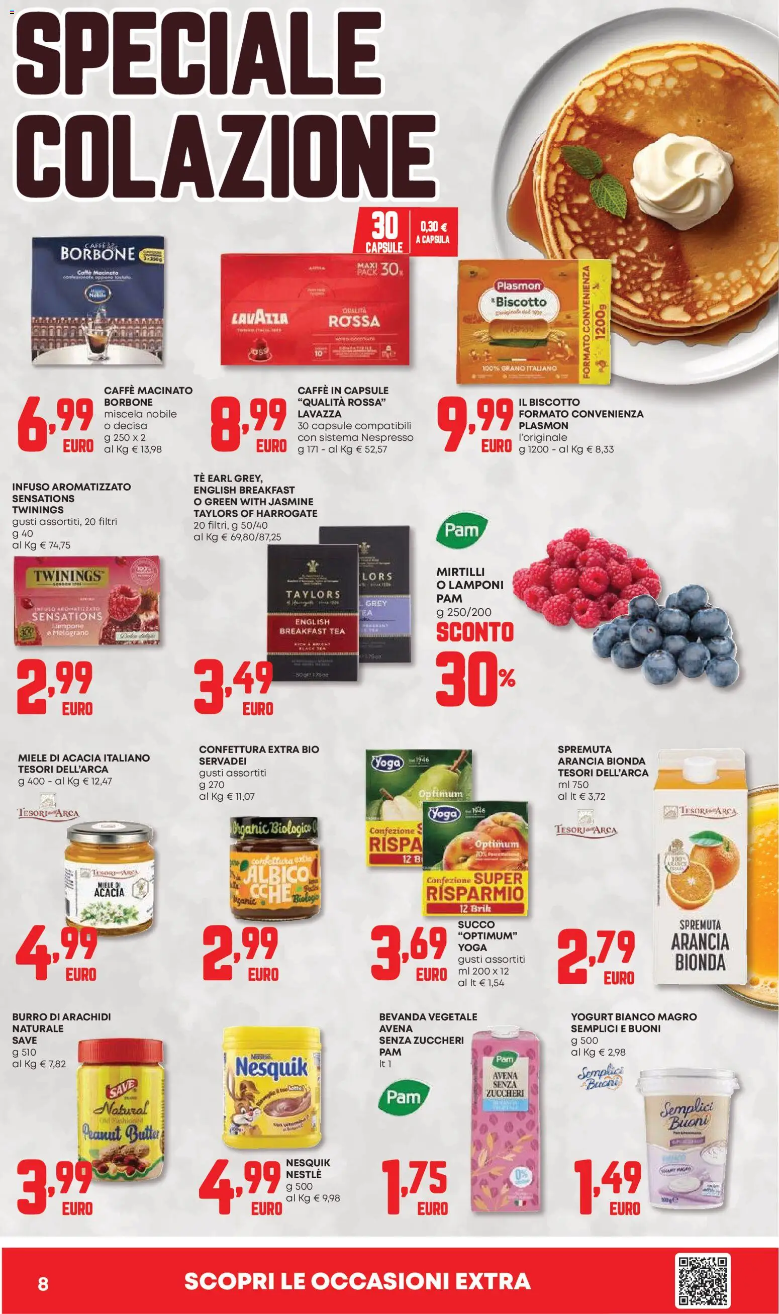 Volantino Panorama del 26.02.2026 | Pagina: 8 | Prodotti: Caffè, Succo, Latte, Macinato