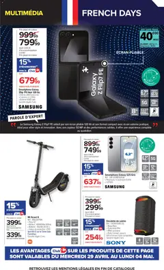 Carrefour - Prévisualisation de Carrefour Faite entrer la nouveauté à la maison valide à partir de 28.04.2026 | Page: 9 | Produits: Pneus, Enceinte, Poids, Batterie