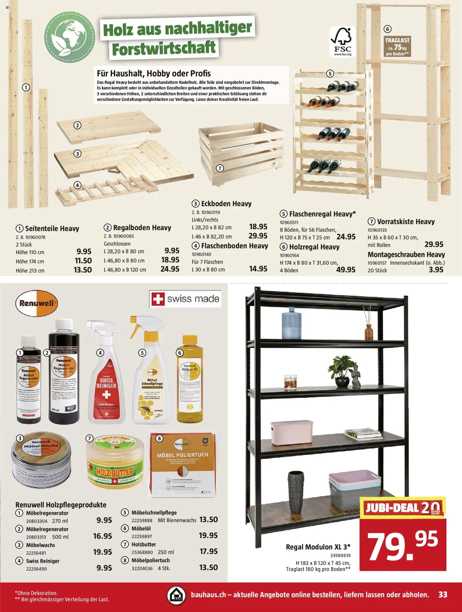 Bauhaus aktionen – gültig ab 27.04.2026 | Seite: 33 | Produkte: Regal, Butter