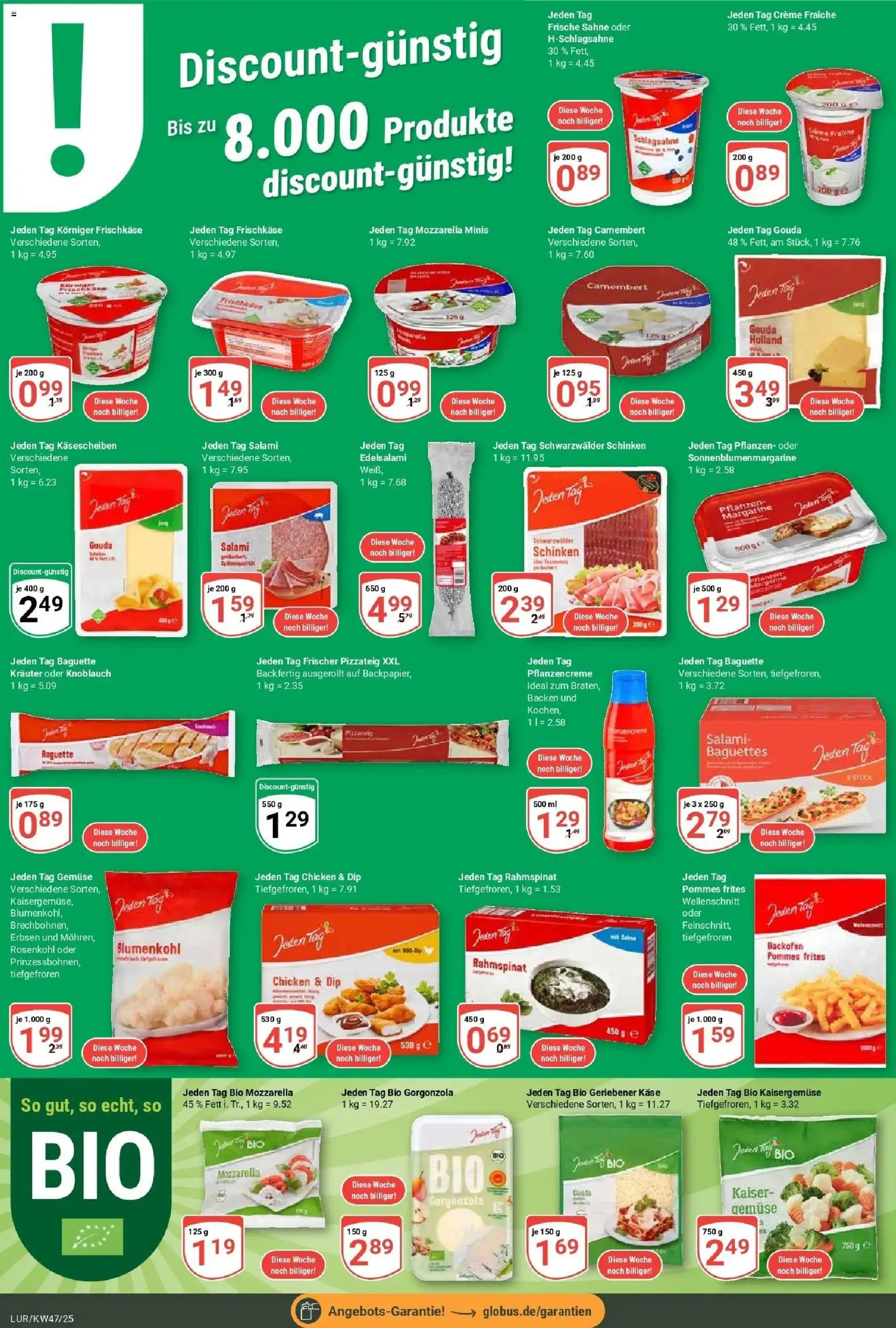 Globus prospekt Hamburg	 – gültig ab 17.11.2025 | Seite: 19 | Produkte: Creme, Knoblauch, Schinken, Frischkase