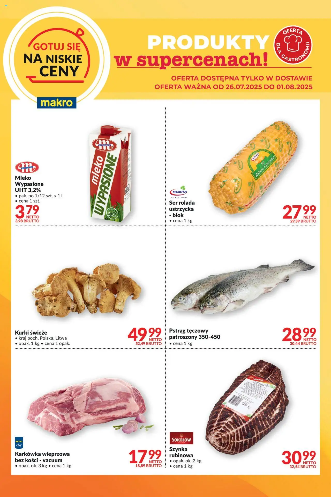 Makro - Gotuj się na niskie ceny w dostawie od 26.07.2025 | Strona: 1 | Produkty: Nutella, Woda, Majonez