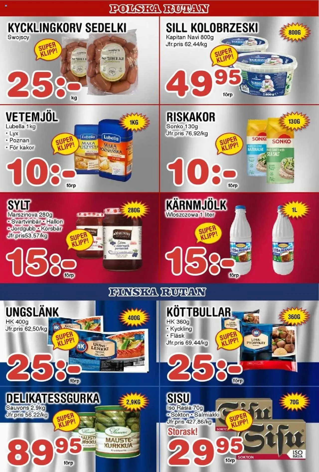 Nya Pulsen reklamblad aktuell från 29.09.2025 | Sida: 17 | Produkter: Fläsk, Riskakor, Körsbär, Hallon