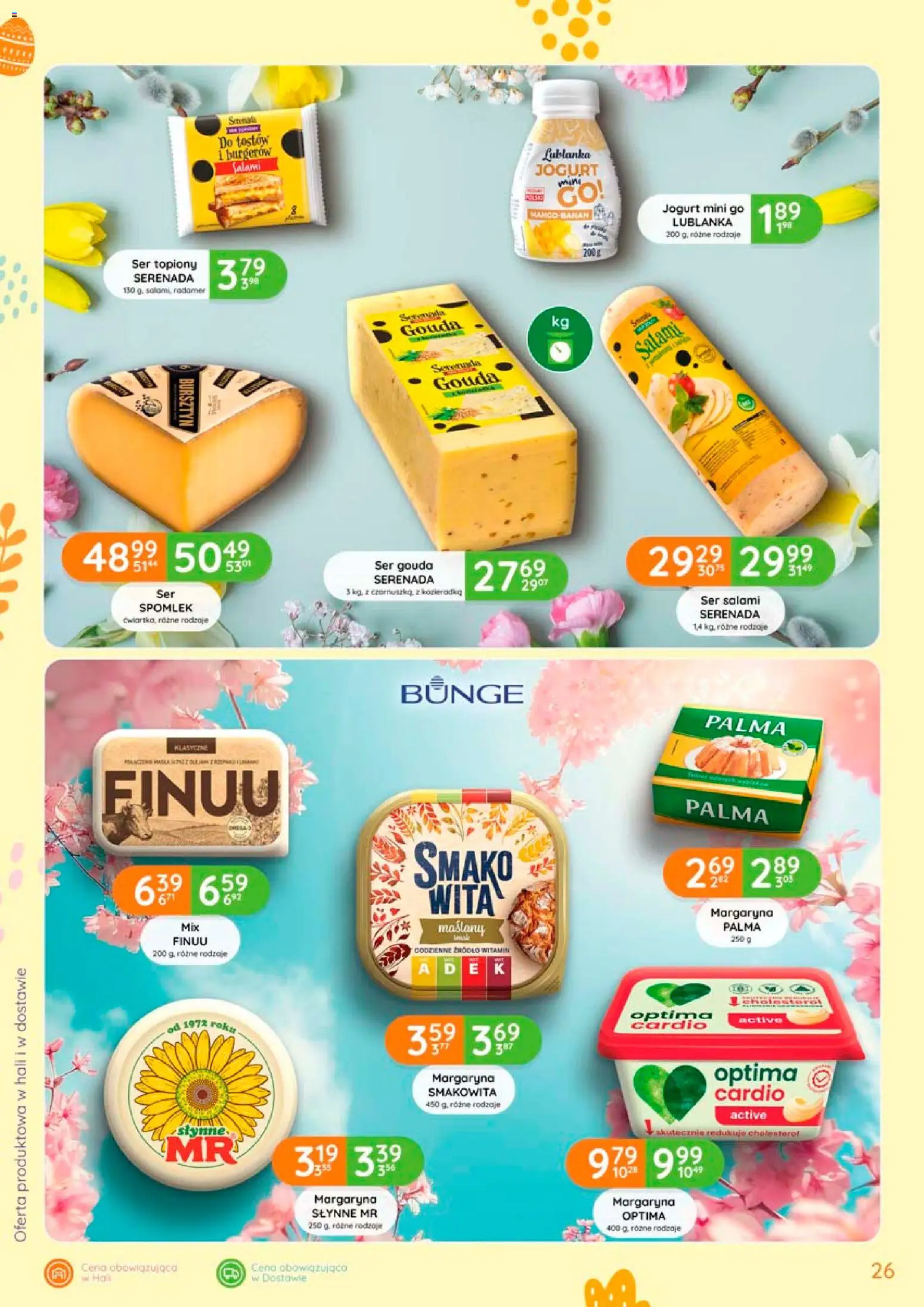 Eurocash gazetka - Oferta Produktowa od 05.03.2026 | Strona: 26 | Produkty: Ser topiony, Salami, Banan, Ser gouda