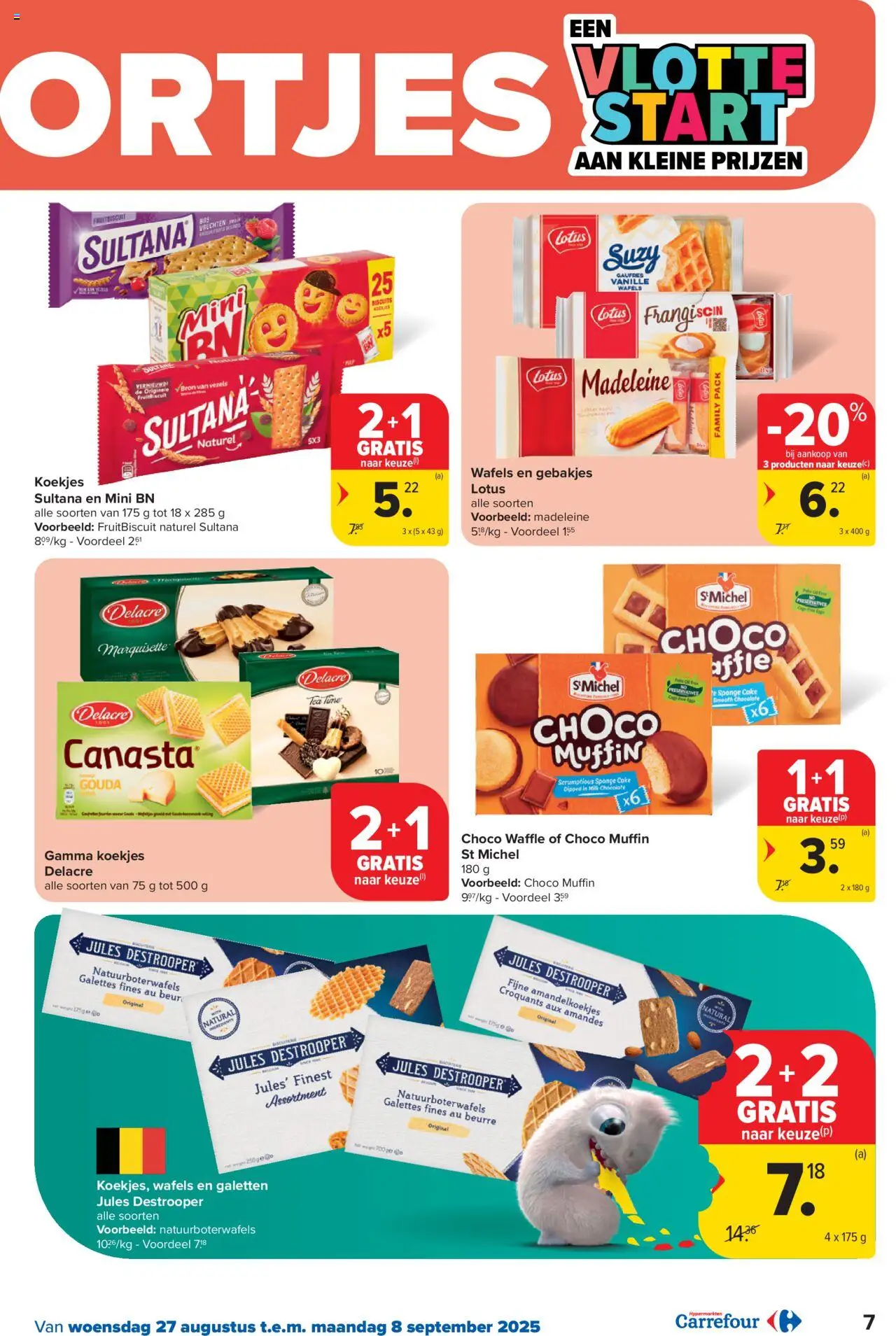  | Pagina: 7 | Producten: Muffin, Wafels, Gouda, Cake