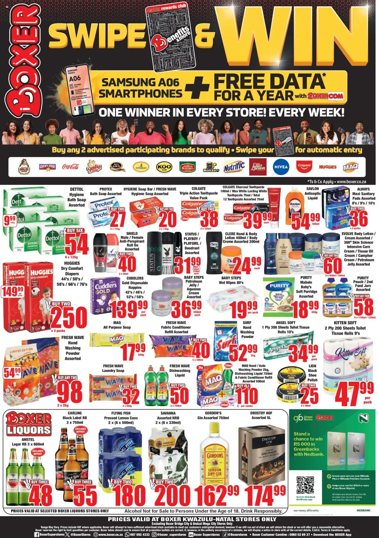 New Boxer catalogue – valid from 09.10.2025 | Page: 8 | Products: Battery, Fish, Soap, Toothpaste