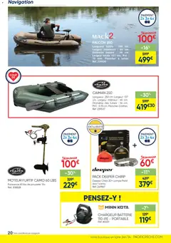 Pacific Pêche - Prévisualisation de Pacific Pêche catalogue valide à partir de 18.03.2026 | Page: 20 | Produits: Navigation, Batterie, Portable, Lampe