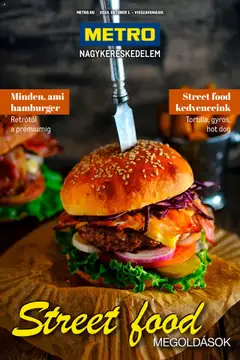 Metro - Street food megoldások - amely érvényes a következő dátumtól: 01.10.2024
